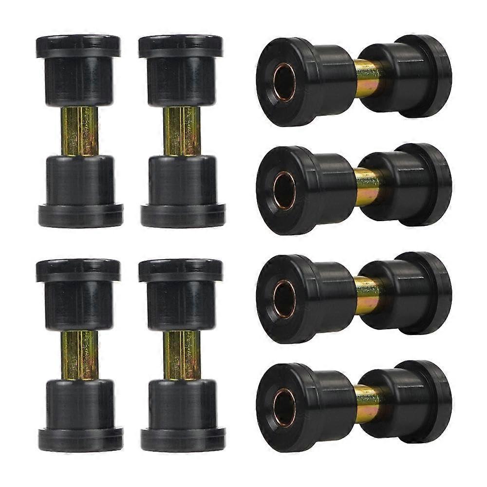 Replacement Bushings and Sleeves for Leaf Spring 1012303 1015583 - Black, Durable Material, Exact Fit, OEM Compatible