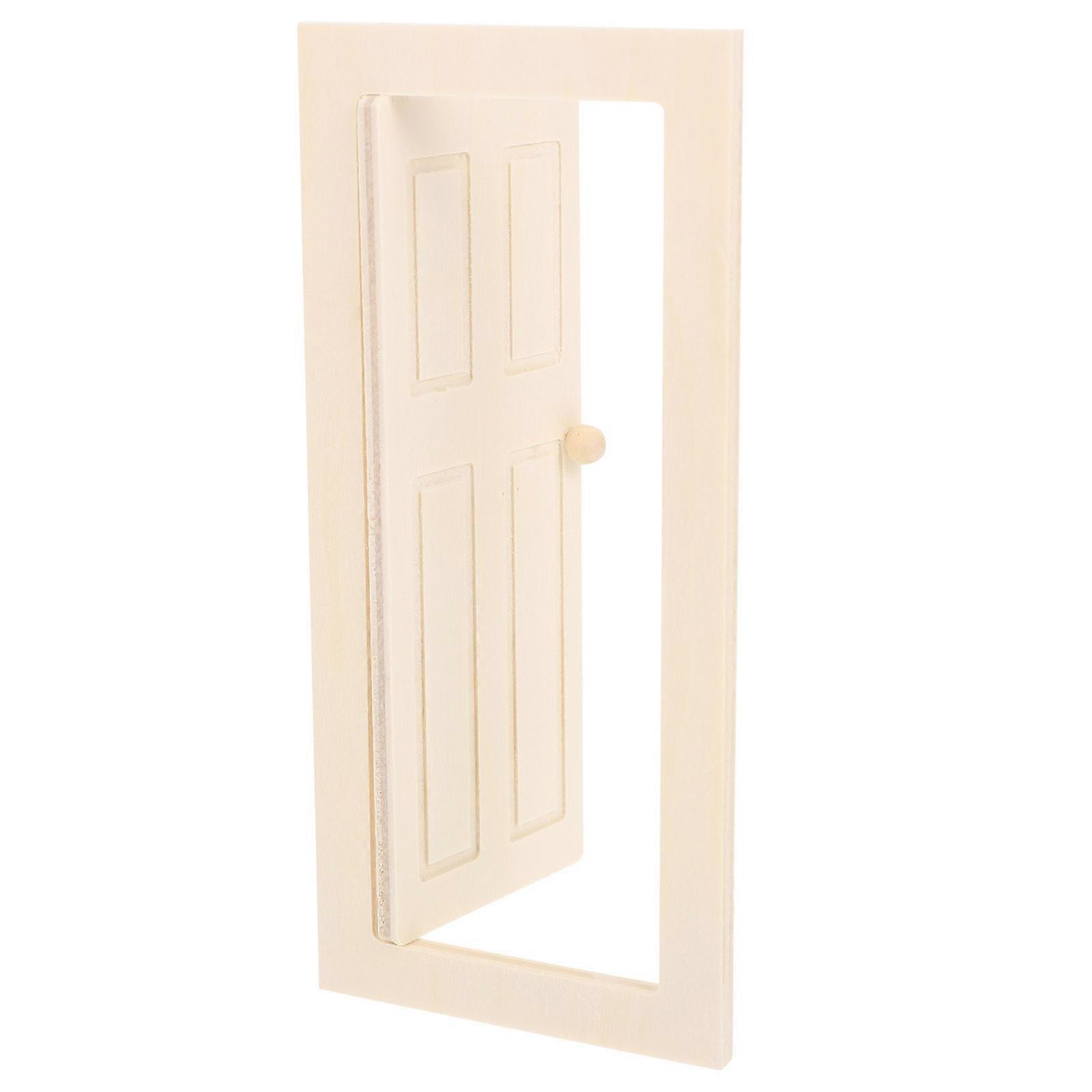 Rectangular Dollhouse Door Kit Perfect For Enhancing Children's Creative Play 1Pack