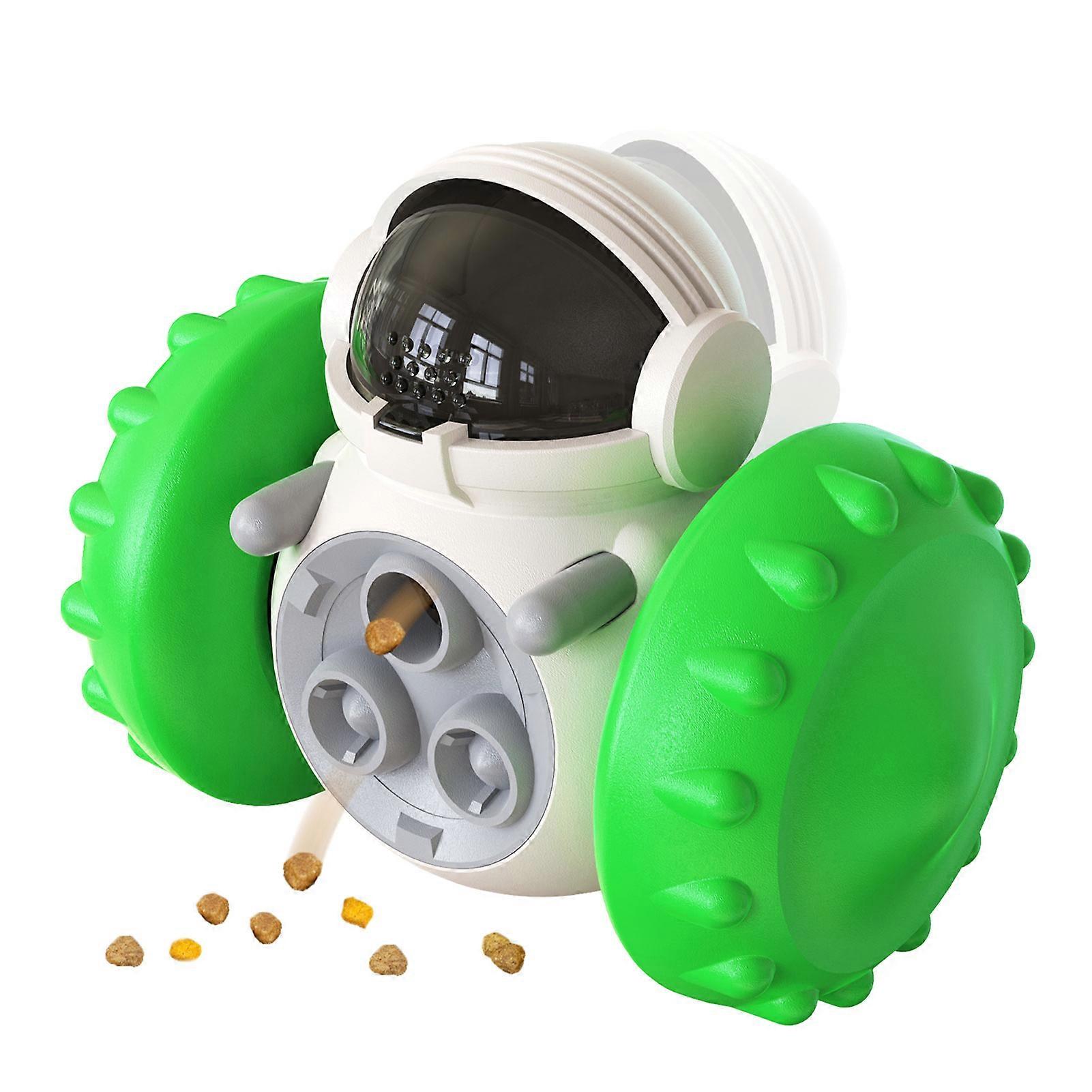 狗碗狗碗食物分配器狗玩具球滚轮游戏食物分配器适用于小型中型大型犬猫减少