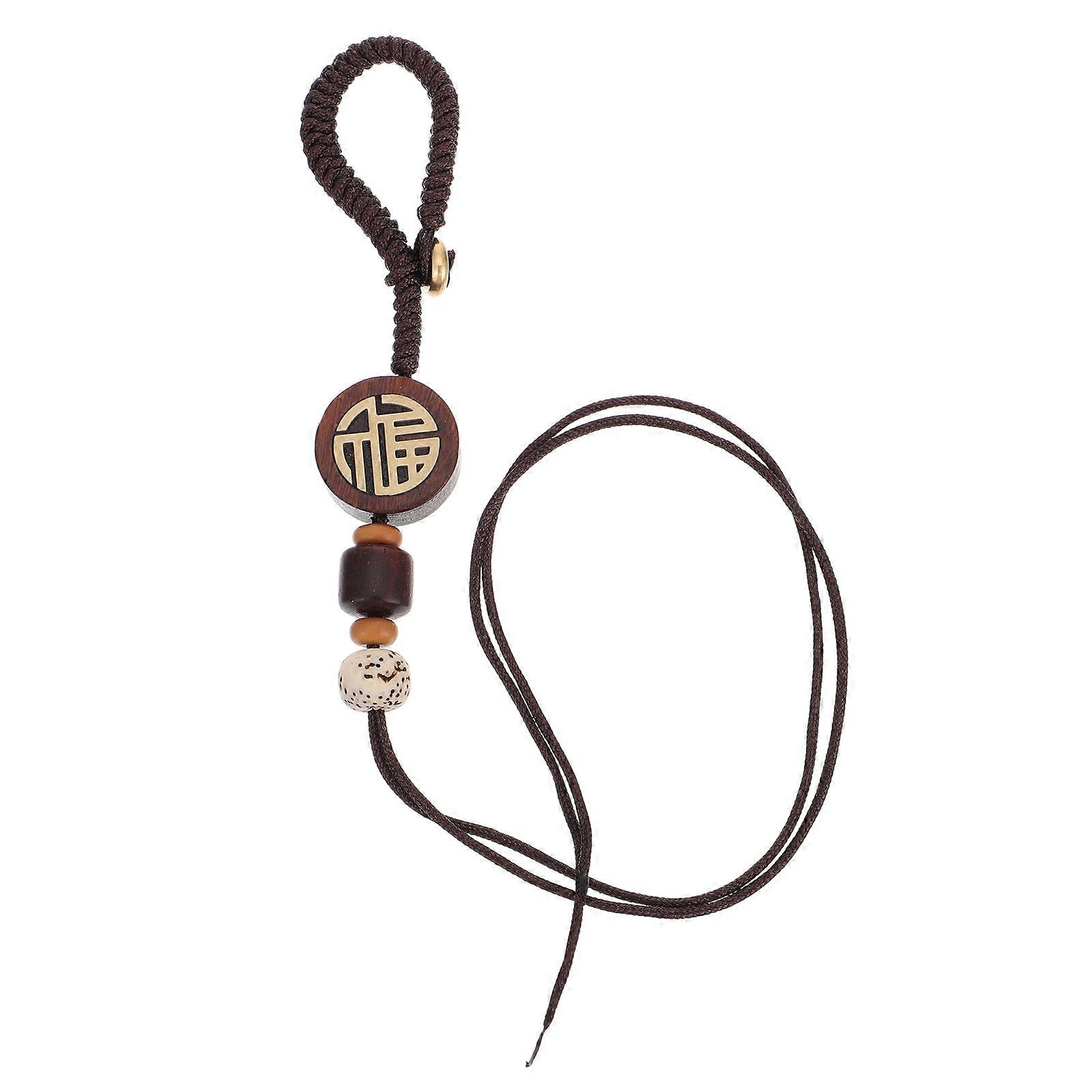 Phone Lanyard Bodhi Style Wrist Decoration For Mobile Phones Assorted Color Multi-Function 1Pc