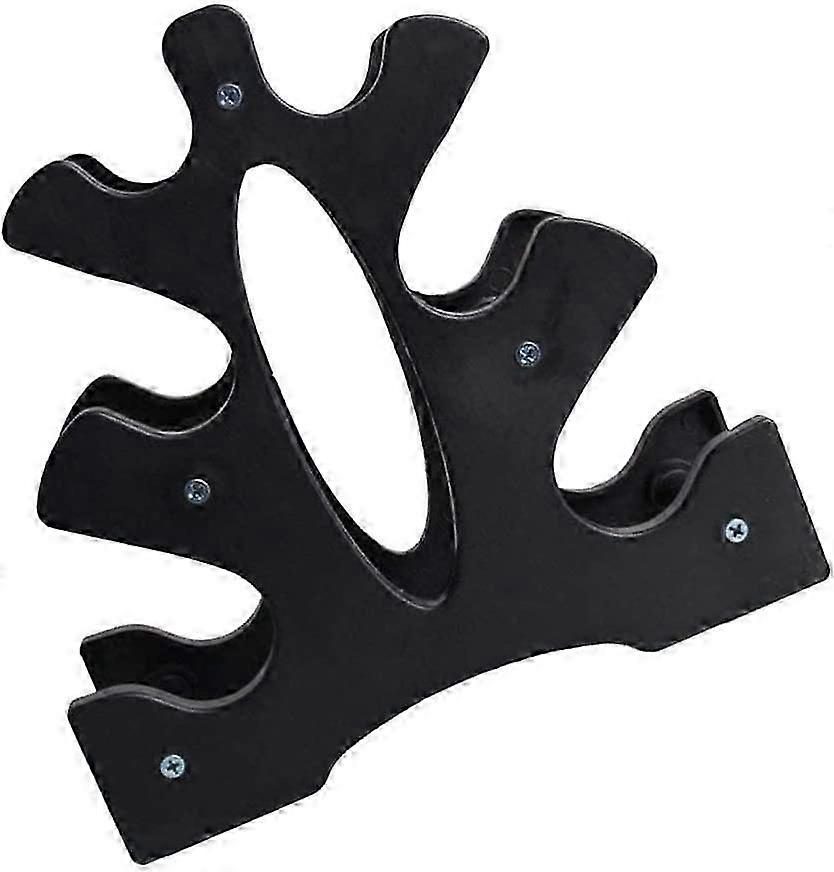 Black Dumbbell Rack for Home Gym - Compact Weight Storage Solution