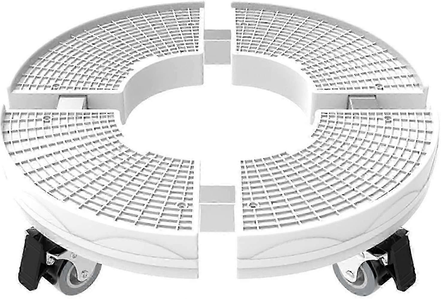 キャスター付き堅牢なプラントスタンド 200kg 耐荷重 30-50cm 屋内外調整可能な丸いポットスタンド ホイール付き Edition 0801
