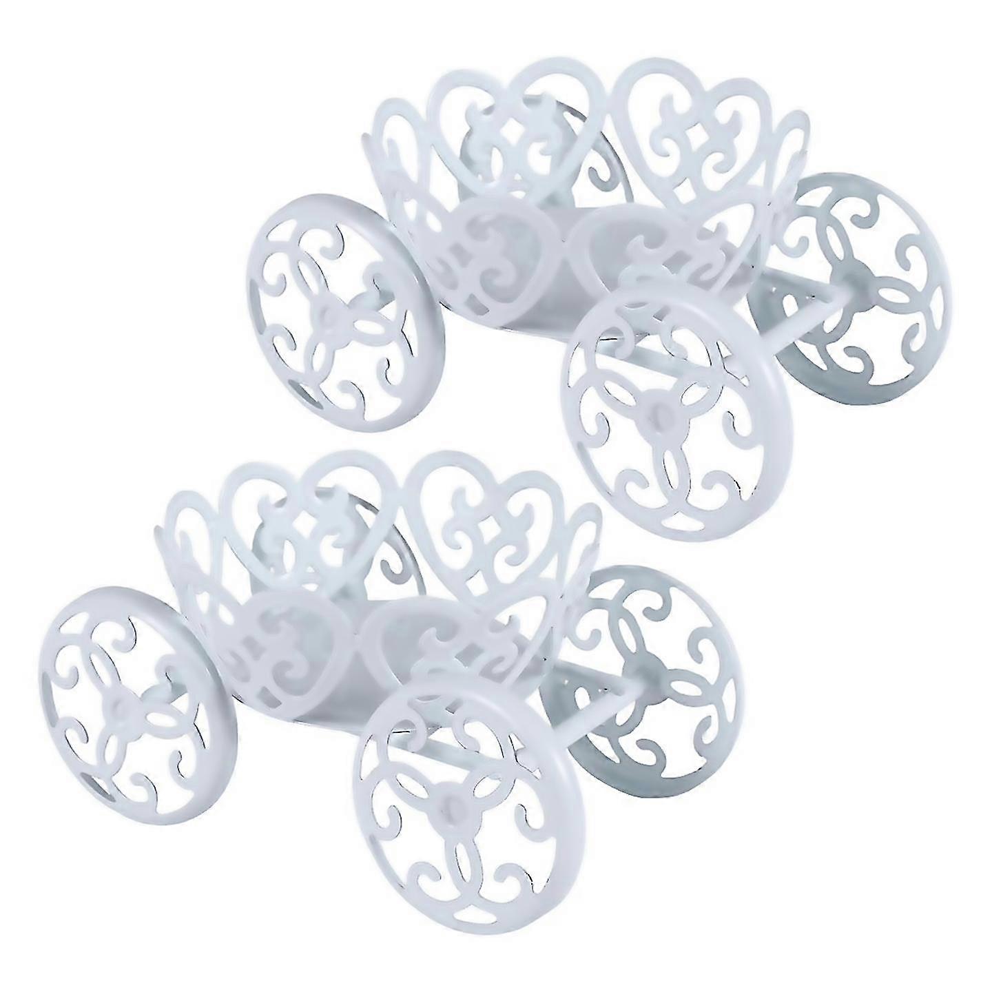 For 2pack Single Princess Carriage Cupcake Stand Holder Display
