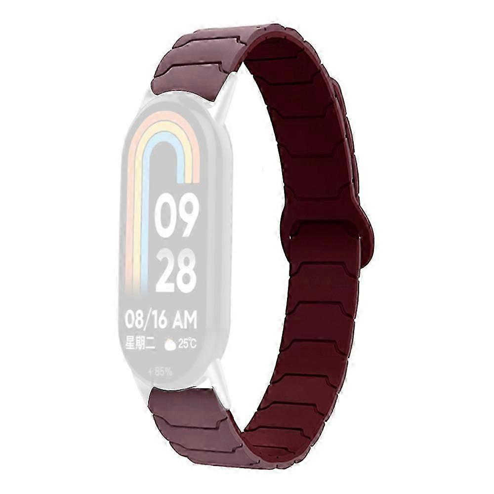 Suitable for Xiaomi smart watch strap 10/9/8 silicone magnetic replacement strap