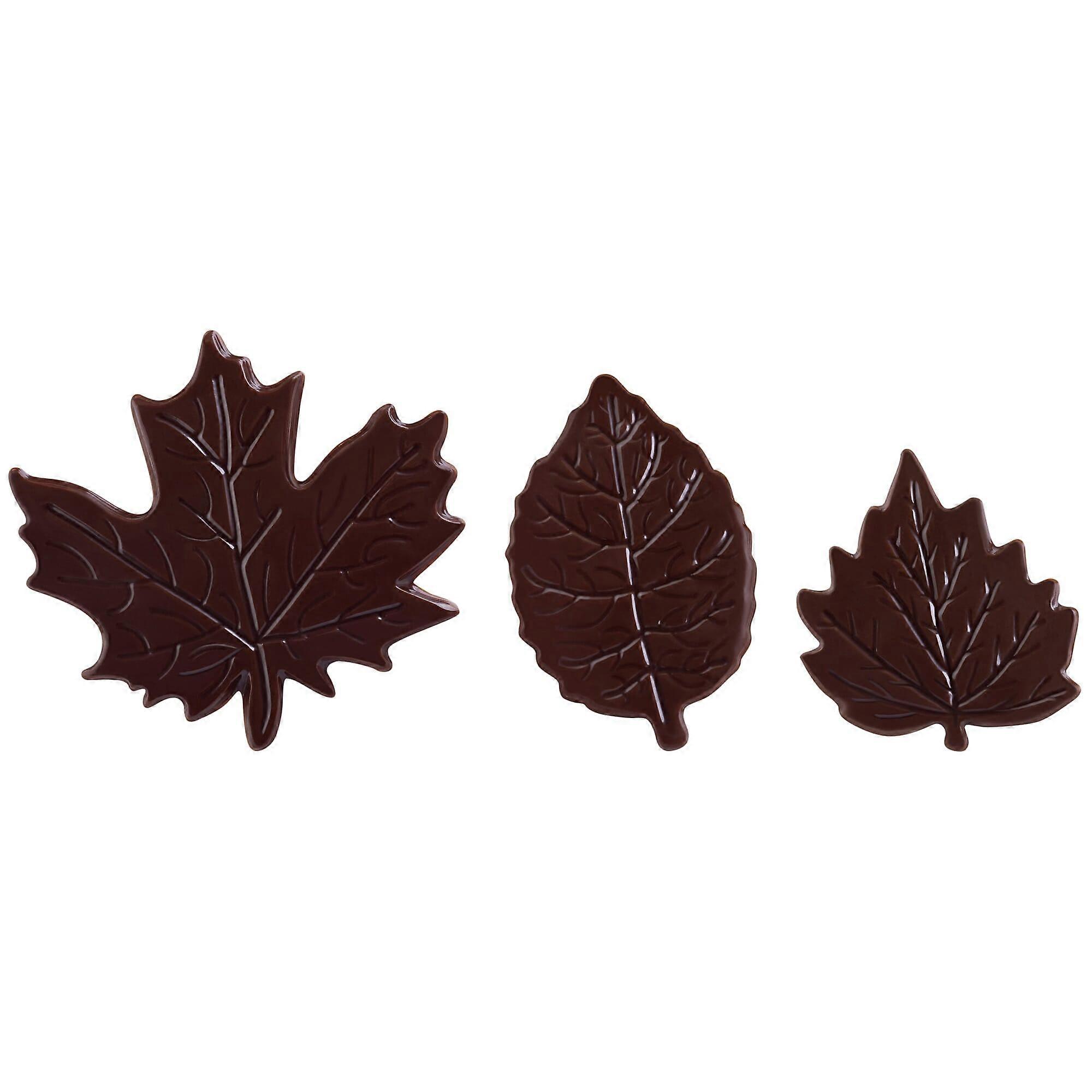 Barbara Decor Dark Chocolate Leaves Set - 216 Pieces