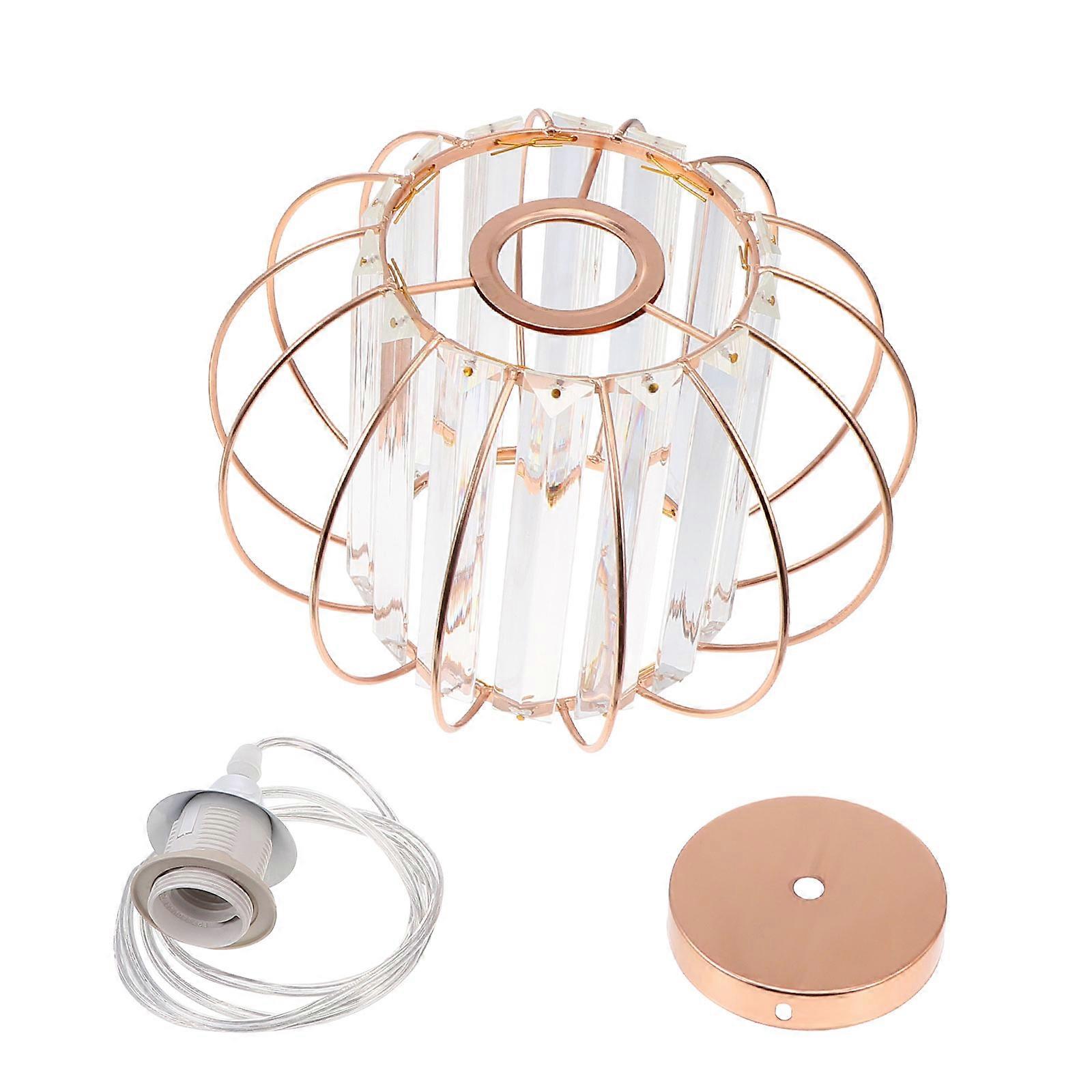 מנורת תליון פשוטה אופנתית חדר שינה חדר אוכל גימור זהב 1 חבילה