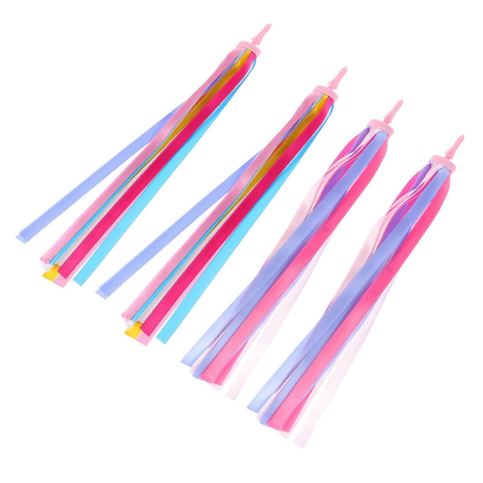 Bike Streamers For Children 2Pcs Handlebar Ribbons Designed For Outdoor Play In Durable Plastic Material