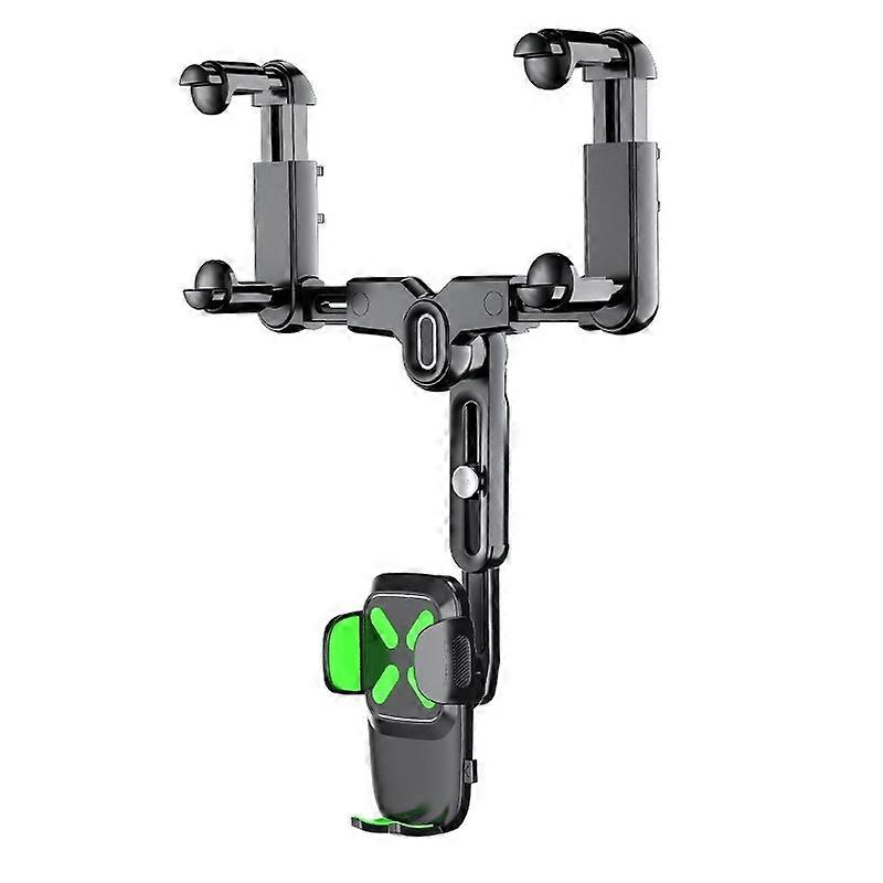 Car Rearview Mirror Navigation Retractable Phone Holder