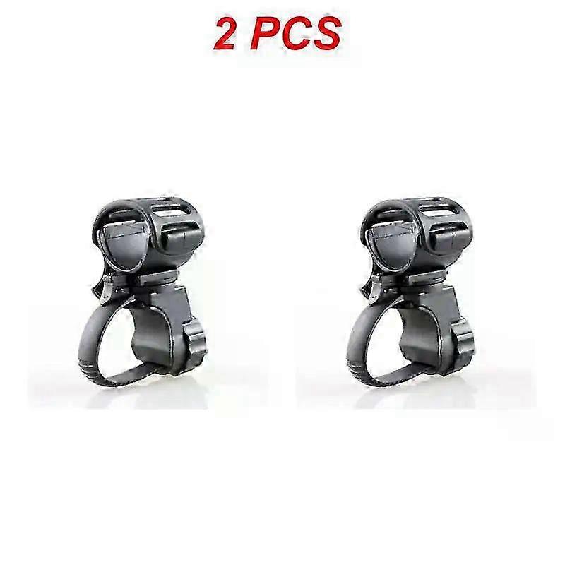 2025 360 Degree Rotation Handlebar Light Bracket Flashlight Lamp Holder Light Quick Release Mount Accessories
