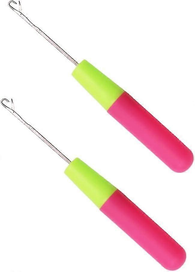 Latch Hook Needles, 2 Pcs Crochet Needle, Weaving Tools, Latch Hook Needle, for DIY, Craft, Braiding