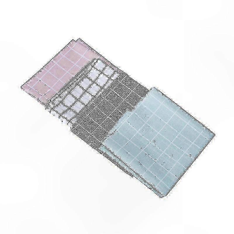 4-Pack Rectangular Plaid Tablecloths Waterproof Washable Canvas Coffee Table Covers