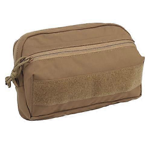 Tactical C.CS Bag Molle System Bag, Double Zip, Airsoft Organiser, Hunting Vest Accessories, Khaki