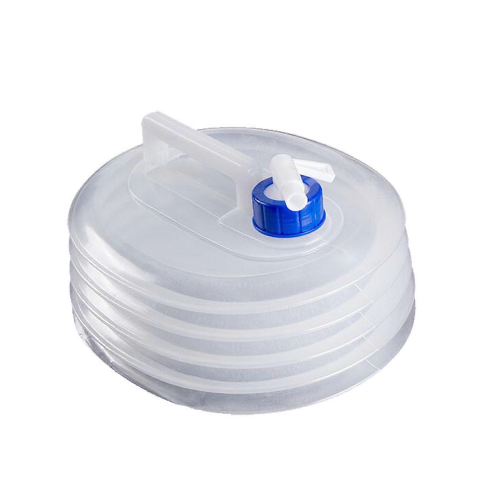 Collapsible Liquid Container Clear Beverage Dispenser with Tap, 15L