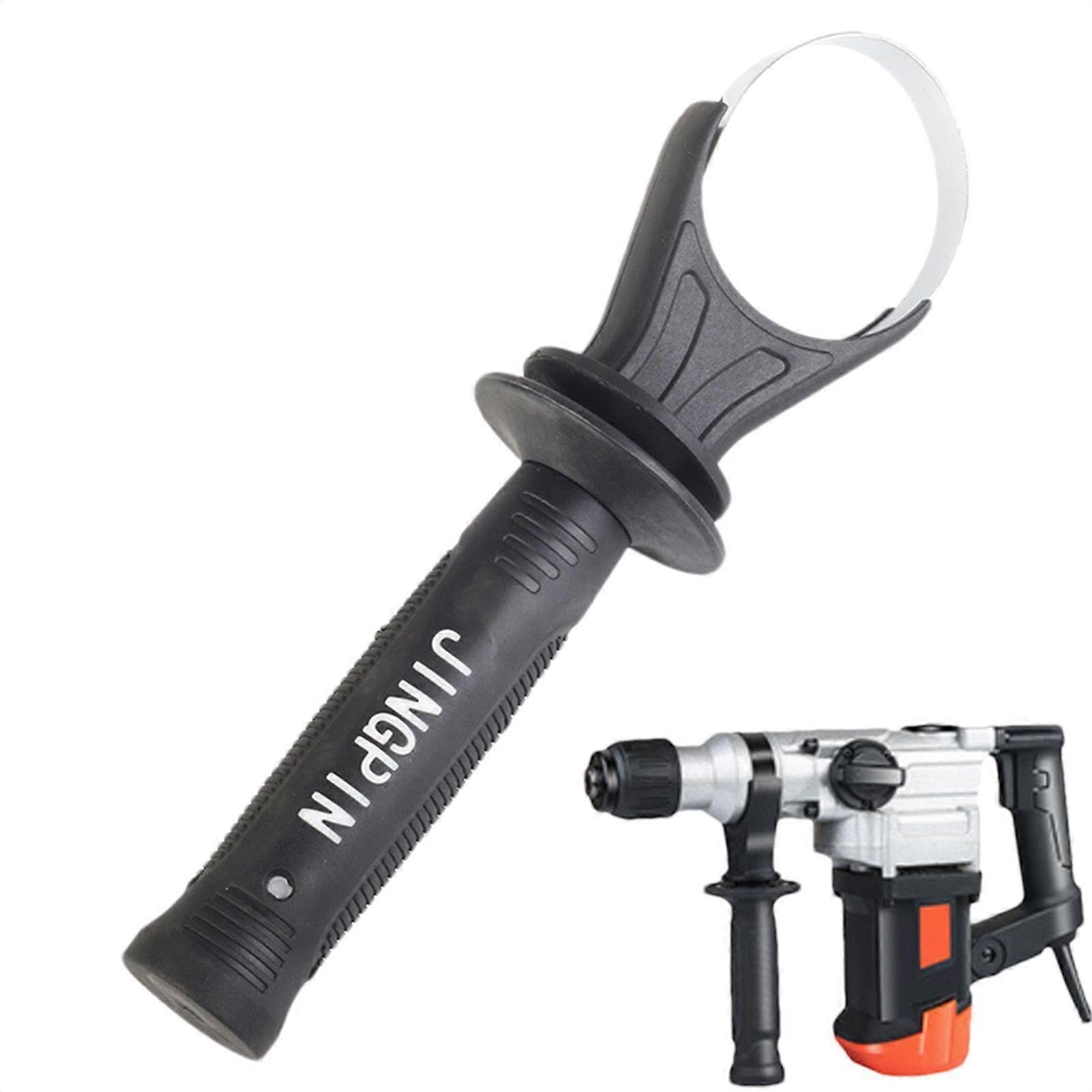 Adjustable hammer drill side handle, front grip for impact drill, replacement part for power tool with clamping range of 6065 mm