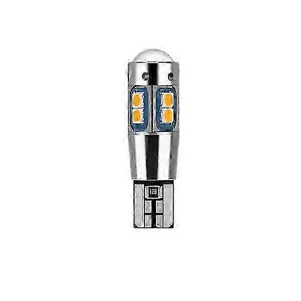 2/1Pc W5W T10 LED Canbus Error Free 3030 10SMD machine 5W5 Bulb Clearance Wedge Side Turn Signal Light Super Bright White
