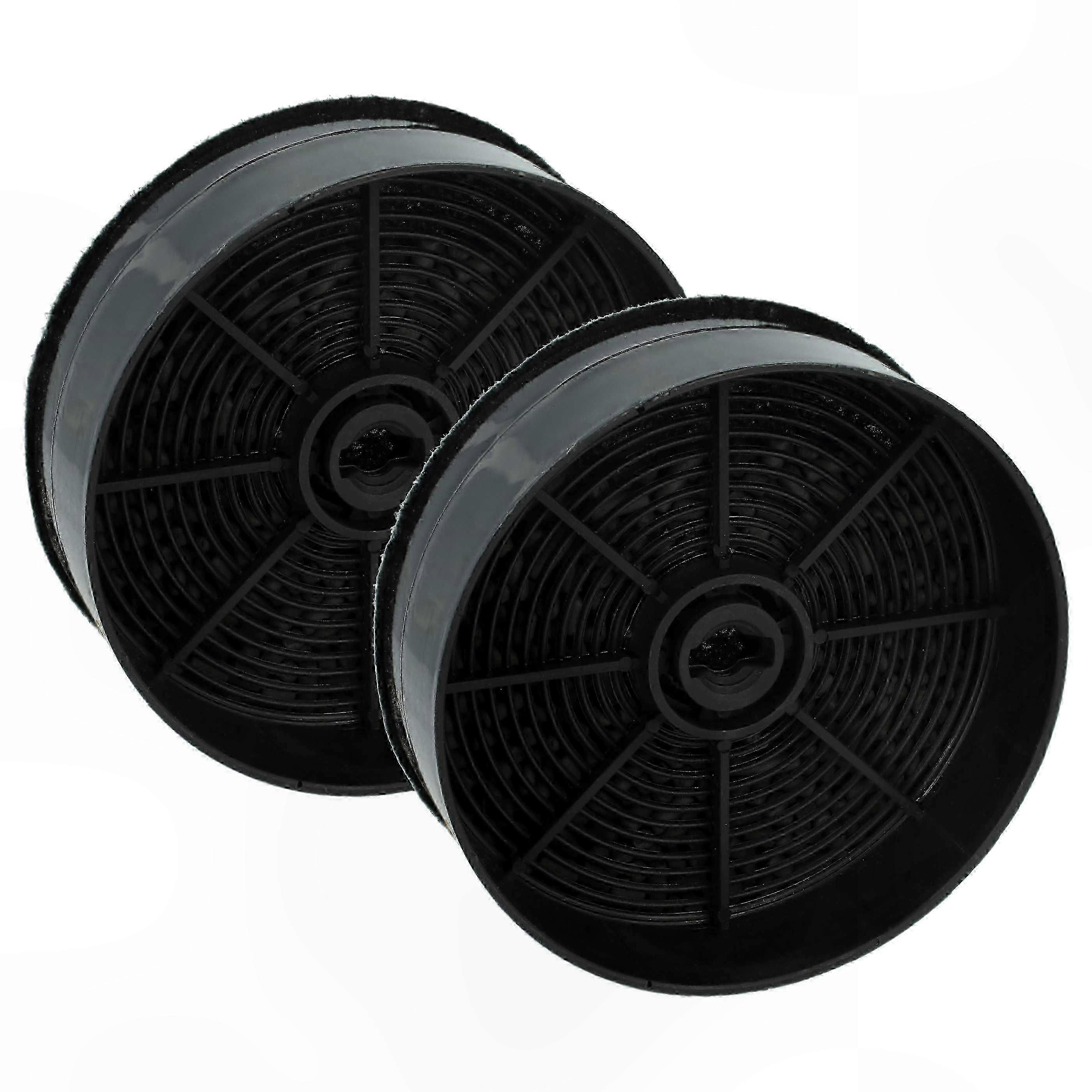 Replacement Carbon Filters for Range Hood, 12.4 cm, Compatible with ZANKER Models ECFB03, 33005513, 902979880