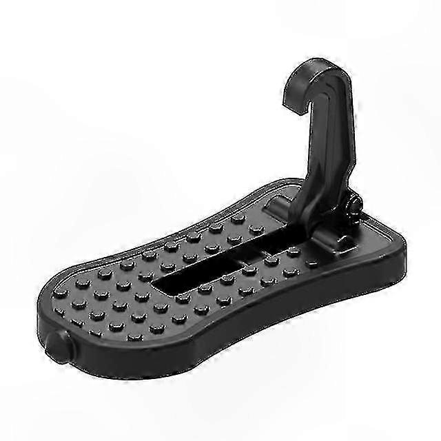 Foldable Car Doorstep with Emergency Window Breaker and Latch Hook Functionality