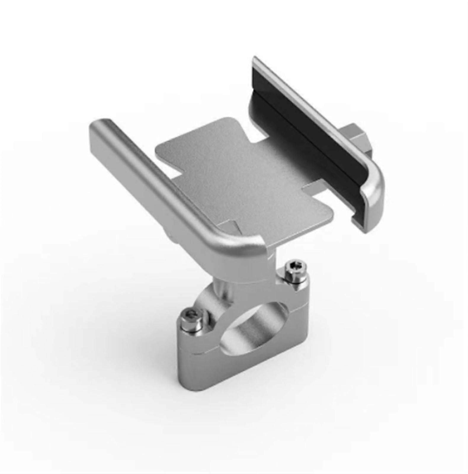 Universal Motorcycle Modified Mobile Phone Holder GPS Holder A Silver