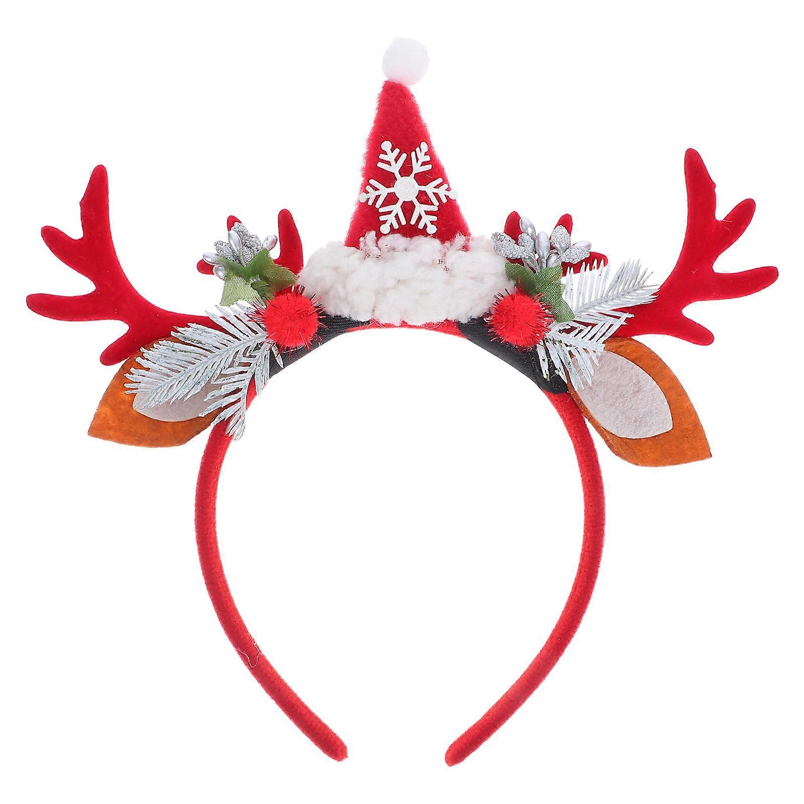 It sounds like you're describing a product listing or title for **Christmas Reindeer Antlers Headbands**. If you're looking to improve this product