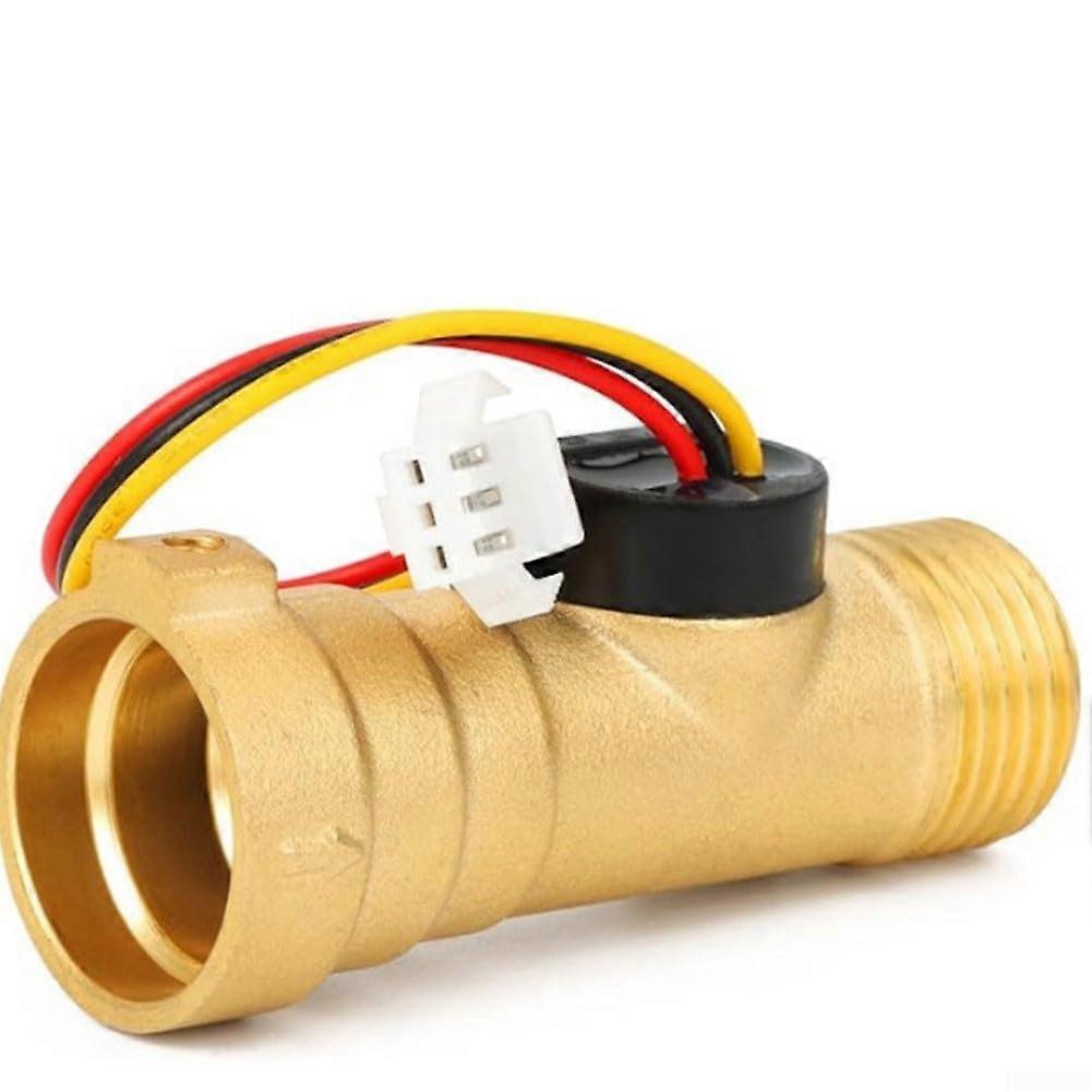Brass Water Flow Sensor For GSWH2 Tankless Heater, Durable Inlet Outlet DN10 DN1520 Flow Rate 35 GSWH2 Compatible