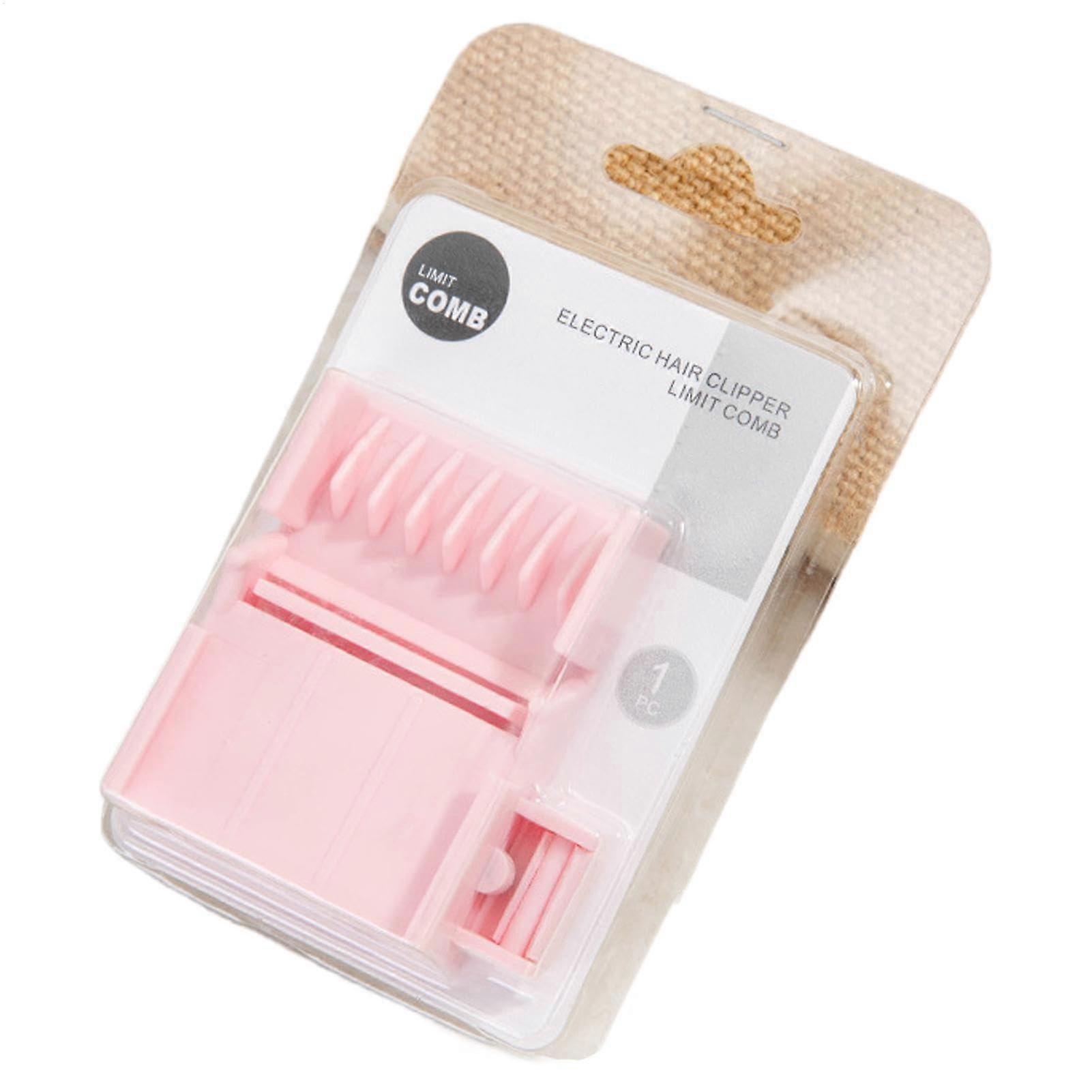 Hair Clipper Combs Guides for Barbershop Salon | Pink Hair Clipper Attachments for Self-Grooming Precision
