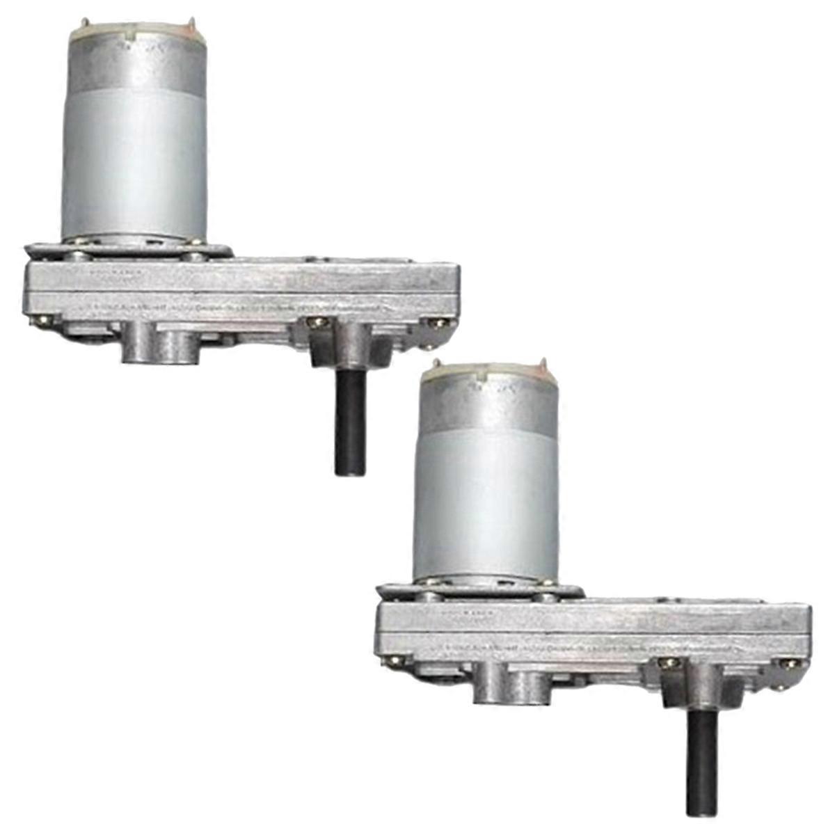 2PCS 555 Metal Gear DC Motor 12V 24V High Torque Motor Low Noise