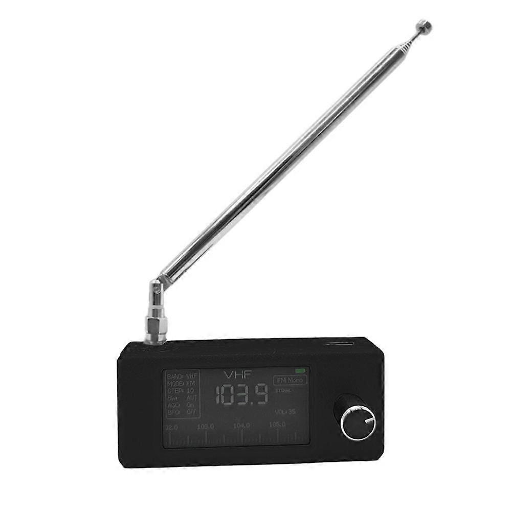 SI4732 Radio - Mini ESP32-S3 with 1.9-inch HD Screen, Built-in Battery, and Versatile Antenna Design
