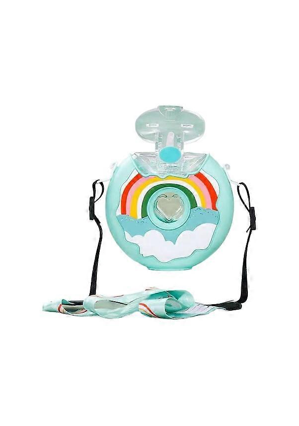 Bärbar Donut Barn Cup med Sugrör - Grön