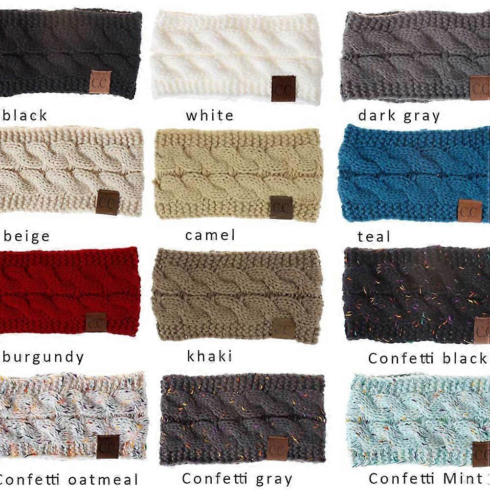 Assorted Color Ear Warmer Headband for Outdoor Use 2Pcs Winter Headscarf