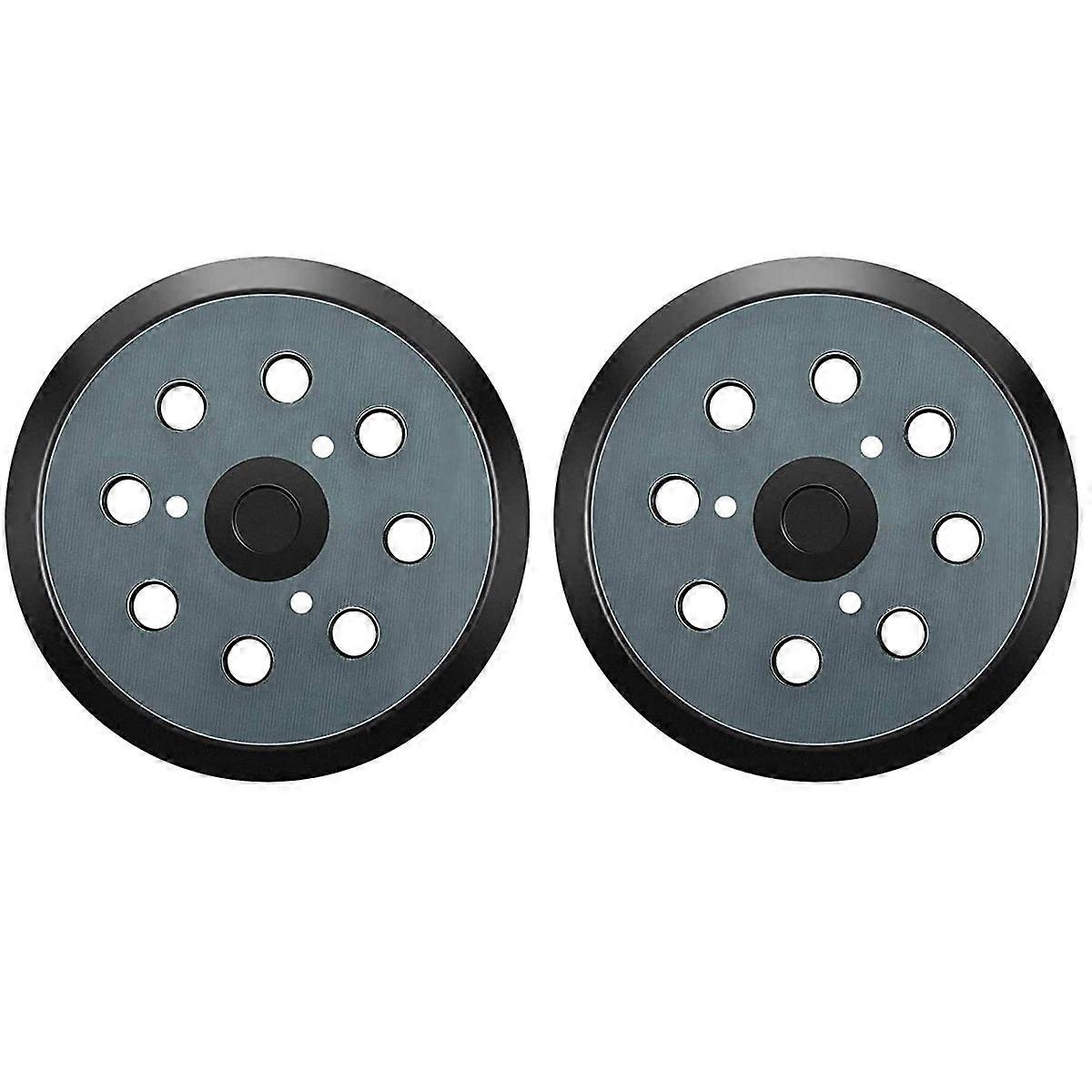 2Pcs Replacement Base Pads Round and Loop Backing Pad Orbital Replacement Pad 125mm 8 Hole