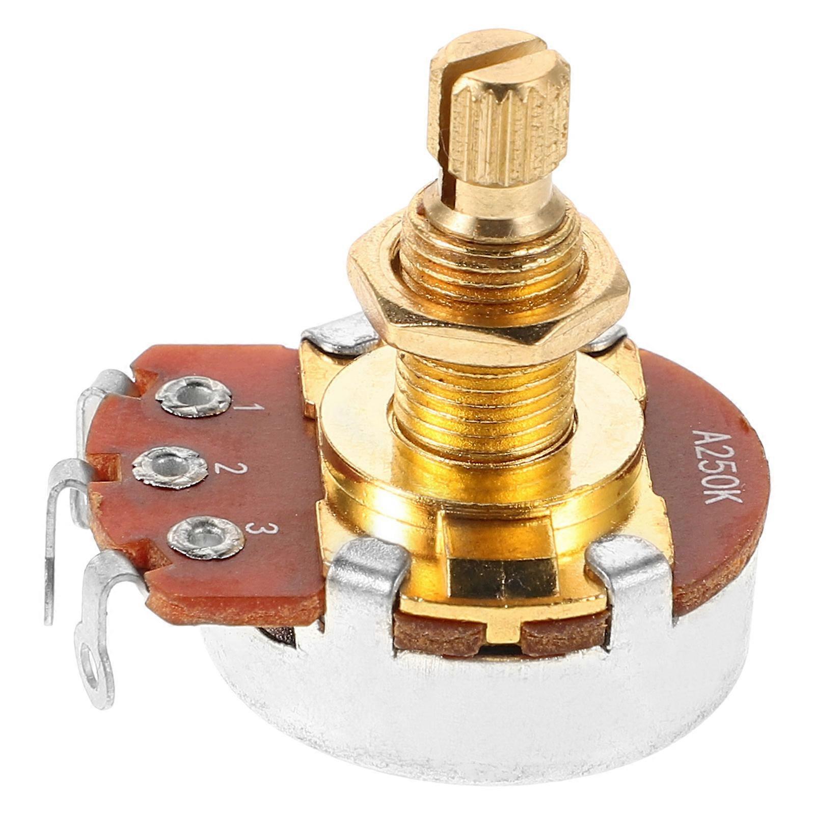 Golden Copper Knobs for Guitar with Durable Shaft for Precise Volume Adjustment 20393401