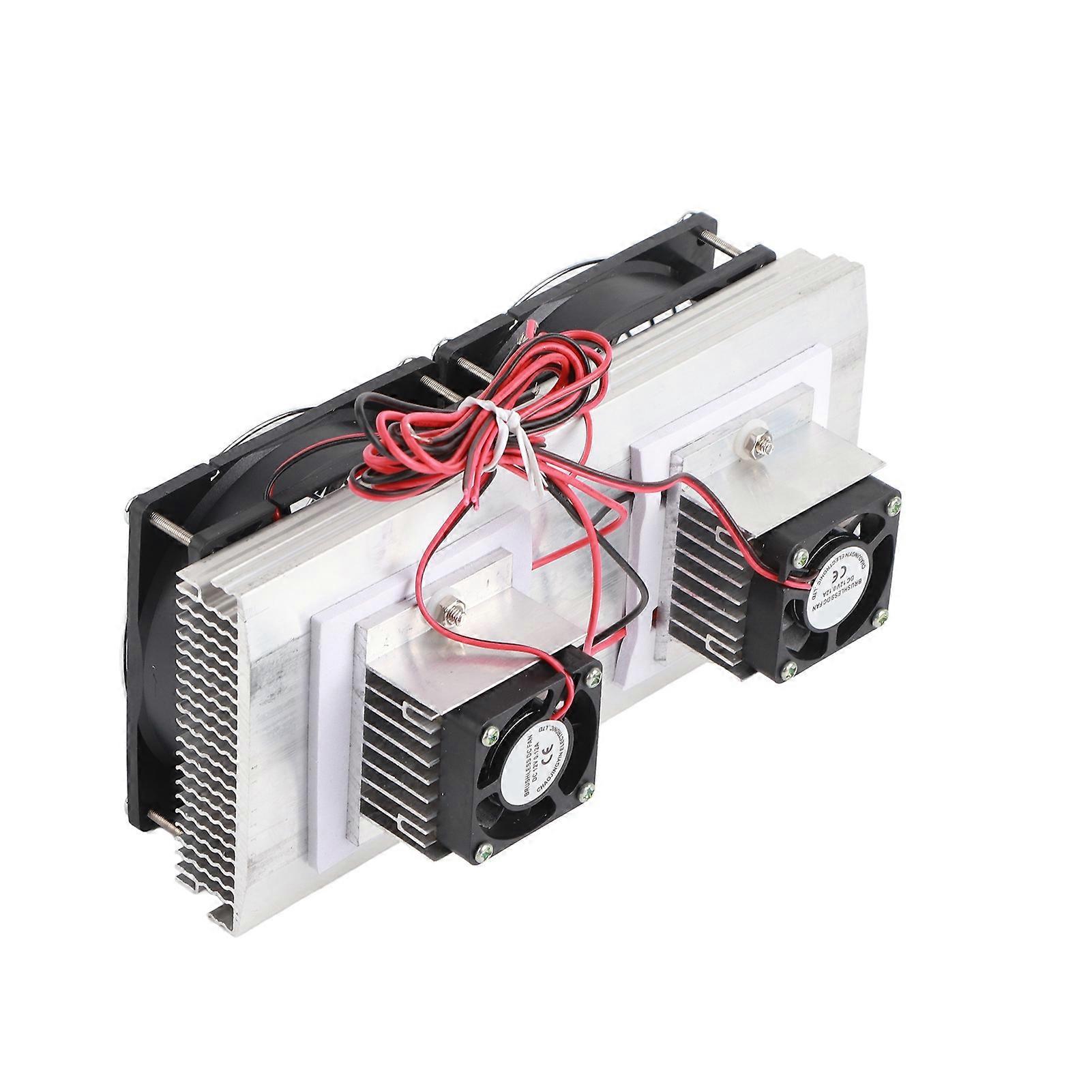 帕尔贴冷却系统 12V 100W 小型铝合金快速冷却半导体冷却系统，适用于宠物床冰箱