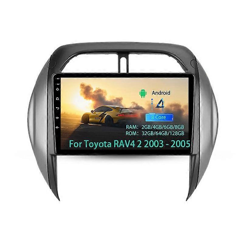 Car Radio For Toyota RAV4 2 CA20 CA20W XA20 2003-2005 Wireless CarPlay Android Auto Car Multimedia