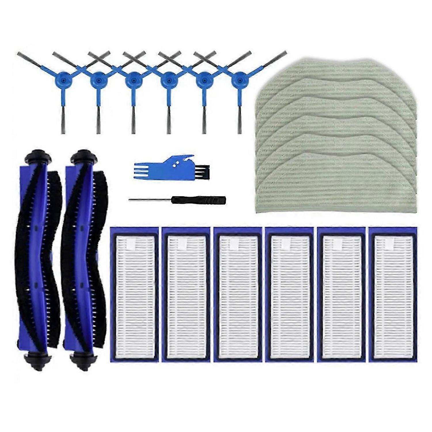 For RoboVac L70 Main Roller Side Brush Mop Cloths Rags Filters