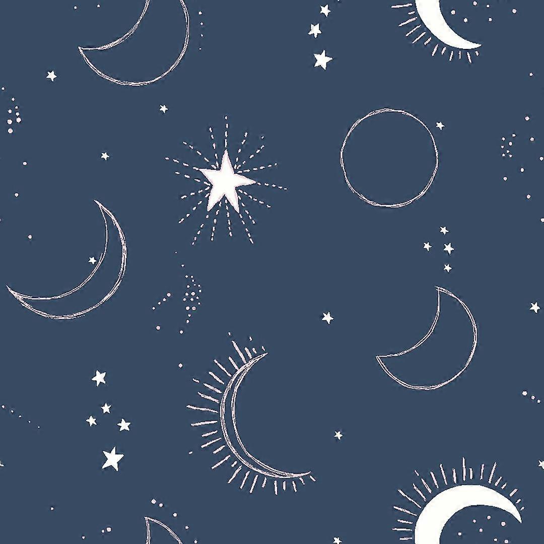 Cosmic Babe Blue Wallpaper