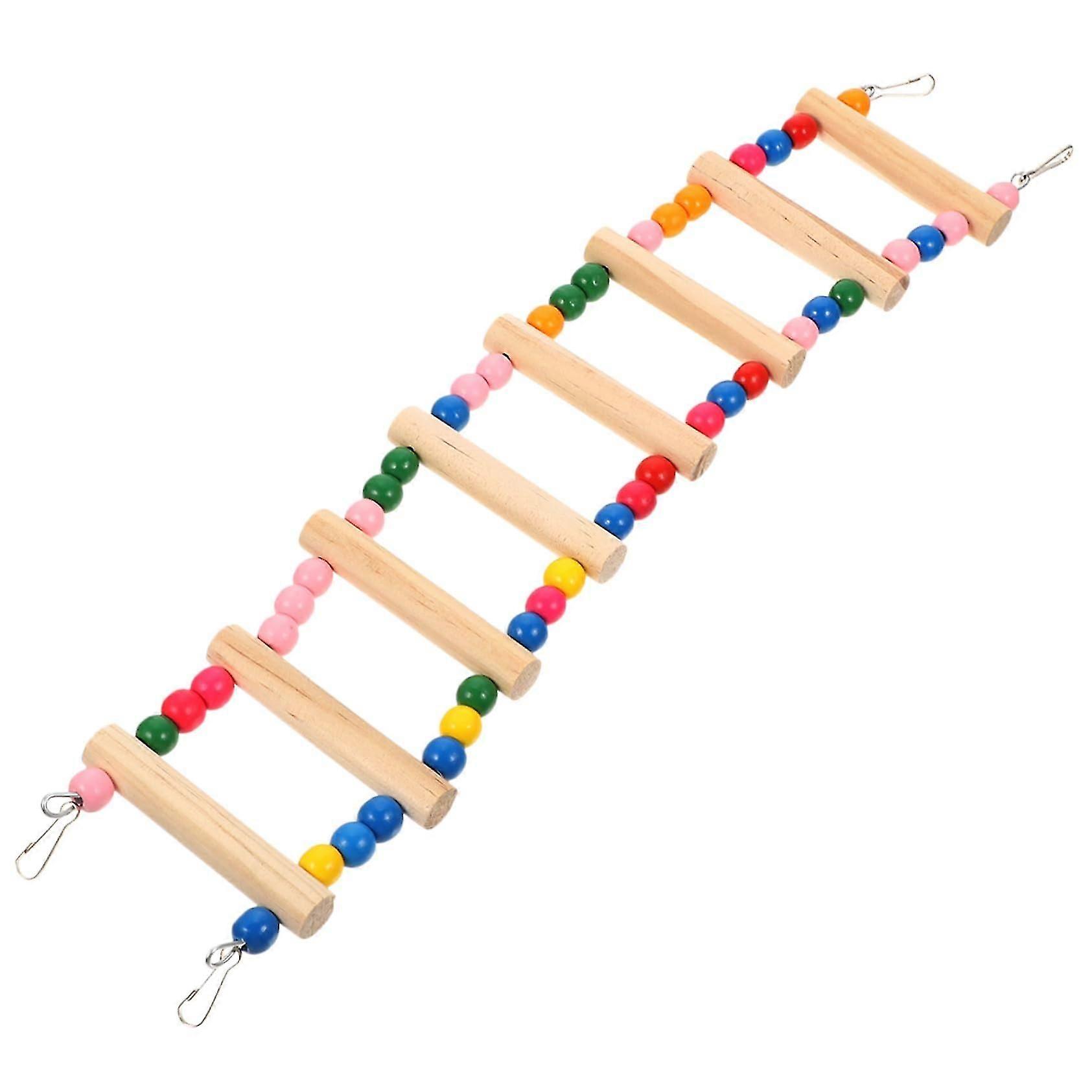 Bird ladder toy, parrot ladders, step ladder for parrots, wooden ladder for budgies