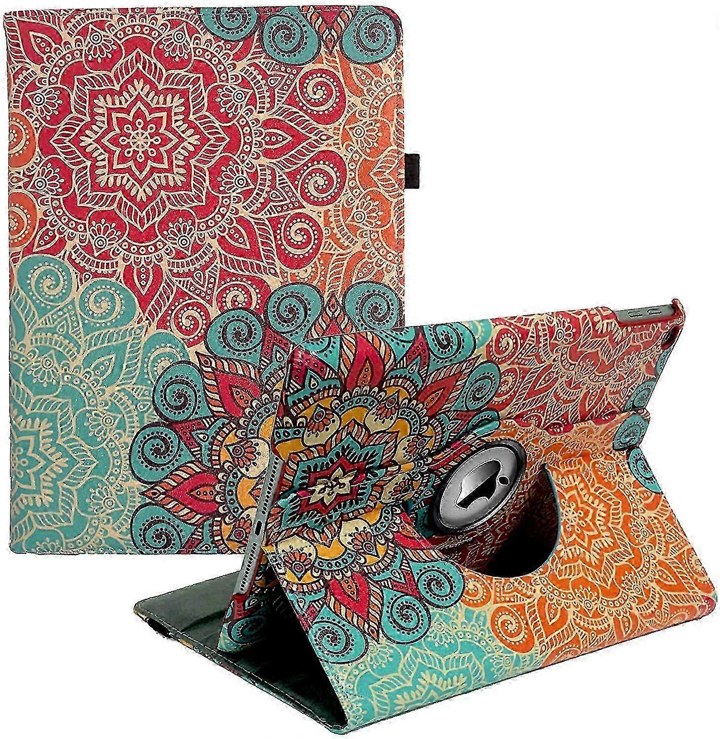 Ipad Case Fit 2018/2017 Ipad 9.7 6th/5th Generation - 360 Degree Rotating Ipad Air Case Cover With Auto Wake/sleep Compatible With Apple Ipad 9.7 Inch