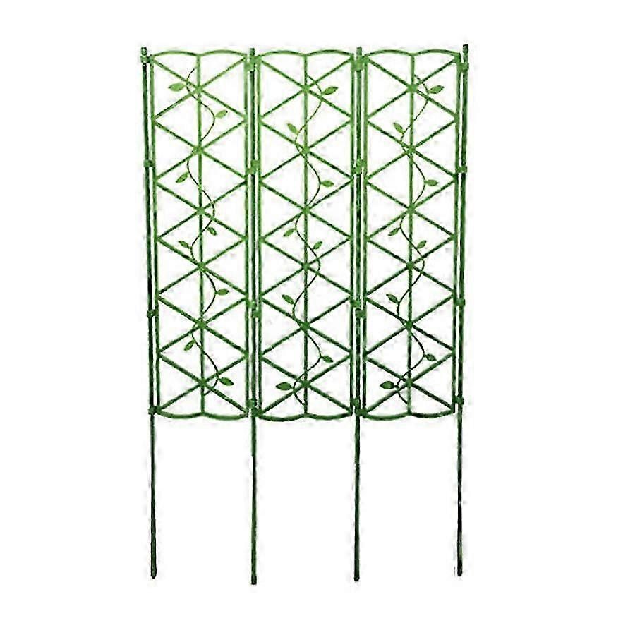 Climbing Plant Support, Garden Trellis with 2 Rods and 1 Grid 2025