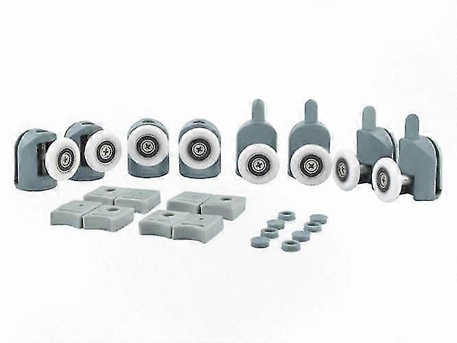 8-Pack Replacement Wheels for Shower Enclosures, Smooth Glide and Easy Setup