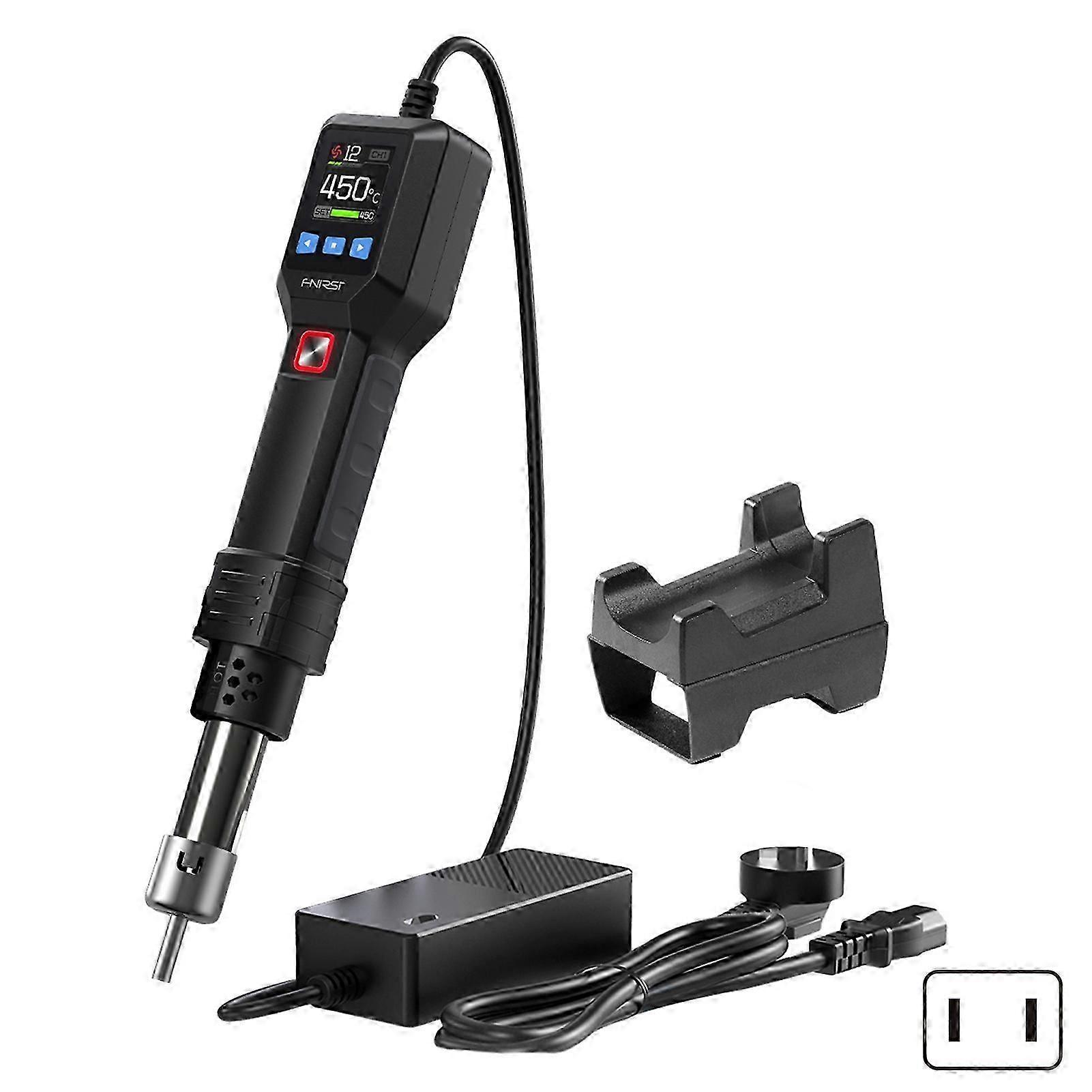 High Temperature Hot Airs Tool Rework LCD Digital Hair Dryer Soldering Heat Iron for Diy Home Improvement Project