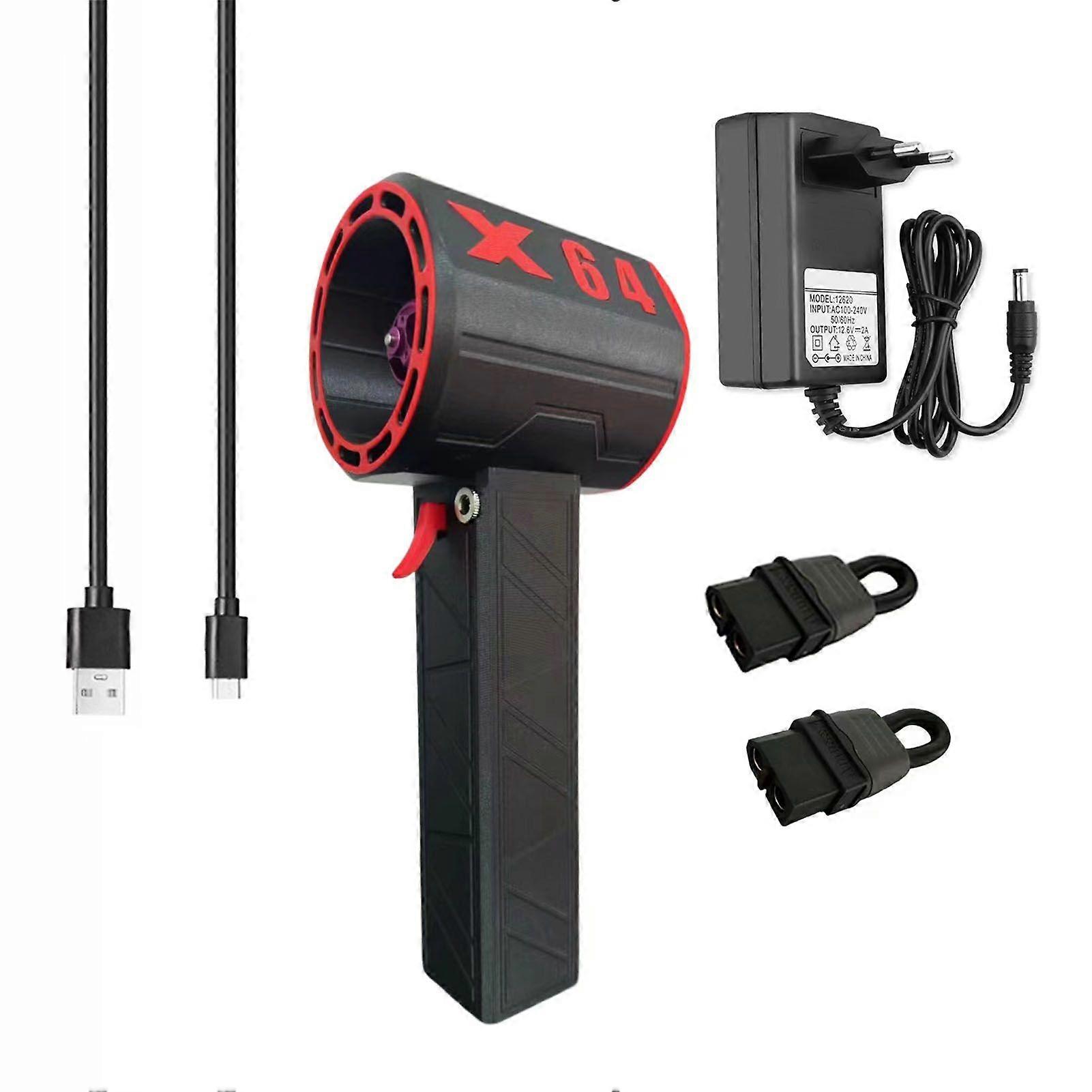 Small Turbine Jet Blower Stepless Speed Adjustment 1.4kg/s Thrust 135m/s Wind Speed 1000W 11 Fan Blades Handheld Air Blower EU Plug 100240V