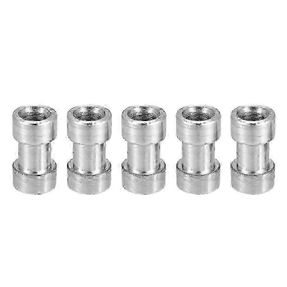5-Pack Camera Flash Adapters - 1/4"-20 and 3/8"-16 Female Threaded Spigots