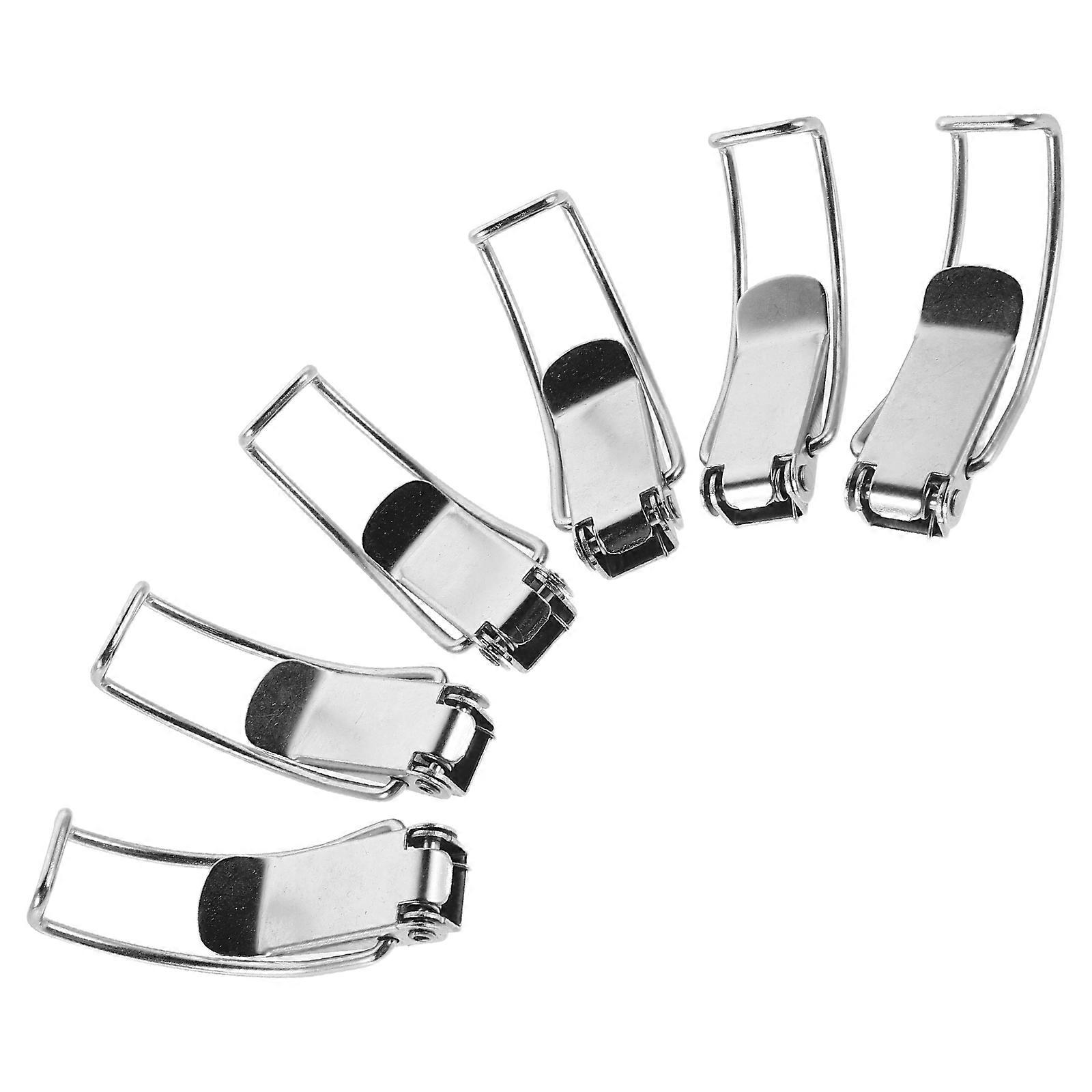 Heavy Duty Spring Buckle Lock for Sealed Containers with Duck-Mouth Hook 8Pcs