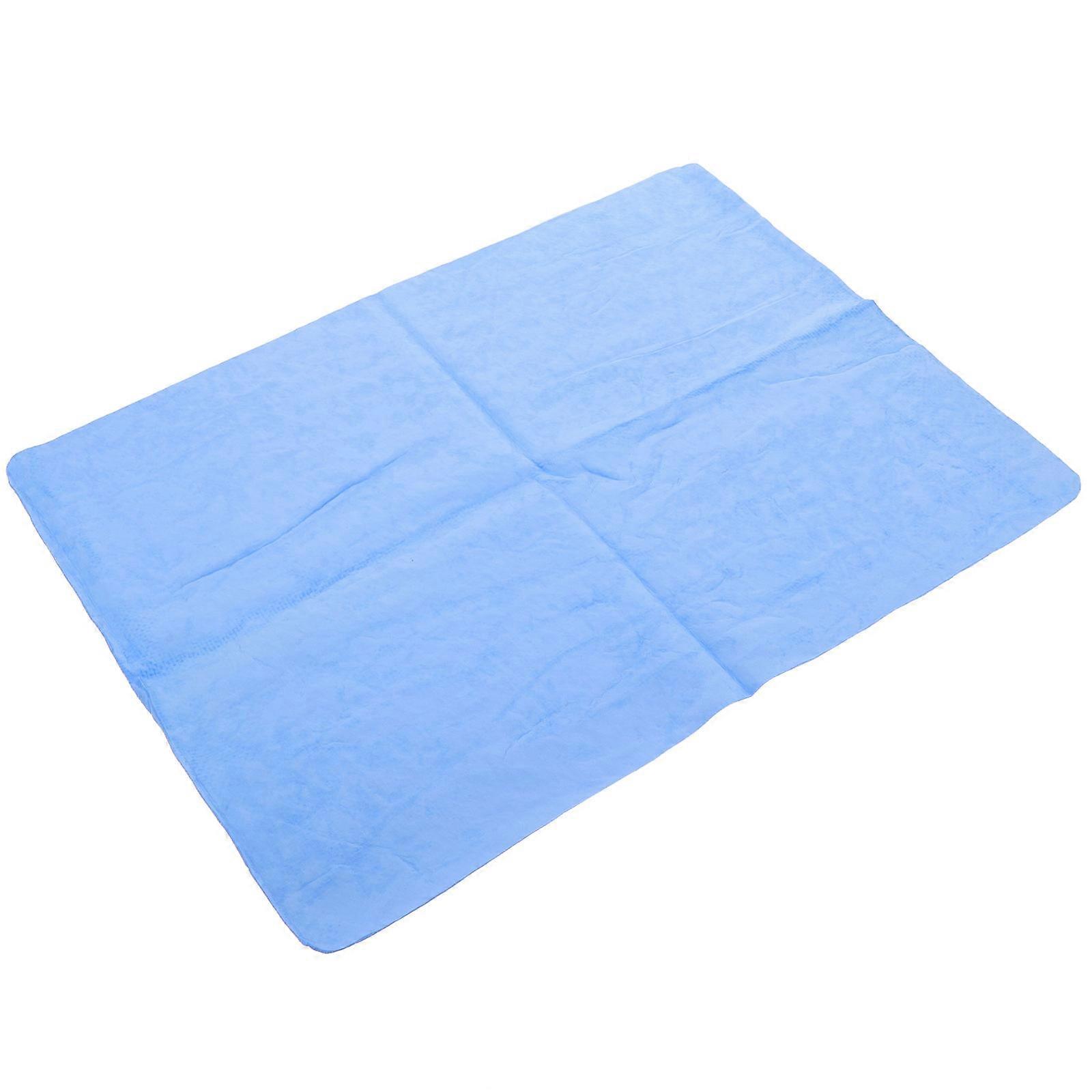 Sky-Blue Faux Suede Towel for Multi-Purpose Cleaning in Cars Homes Bathrooms Kitchens Display Windows 1Pack