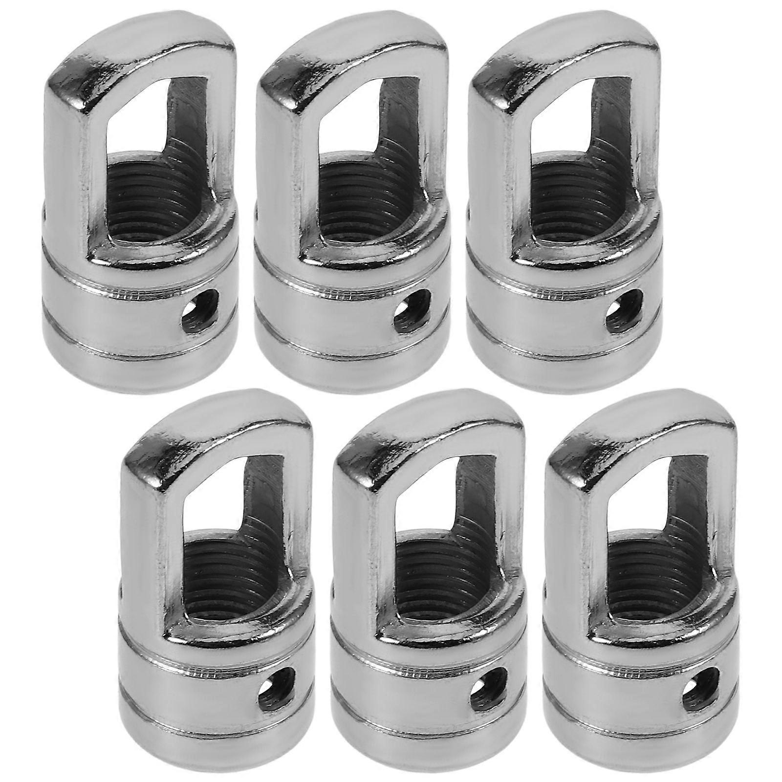 Lifting Eye Nuts Ceiling Loop Screw Pendant Light and Ceiling Fan Iron Silver Replacement 10Pcs