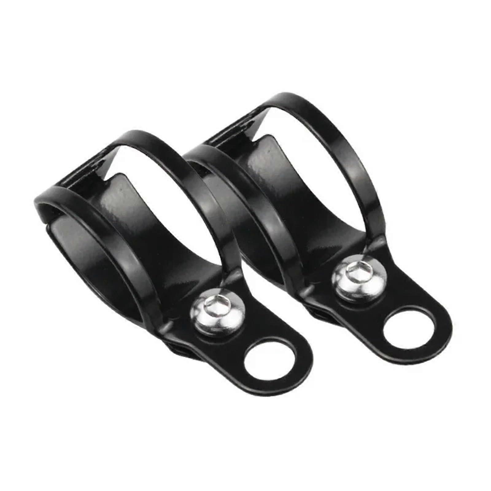 Fog Light Bracket 2Pack Motorcycle Turn Signal Mount 3043mm Black 1 Pair Compatible With Auxiliary Headlights