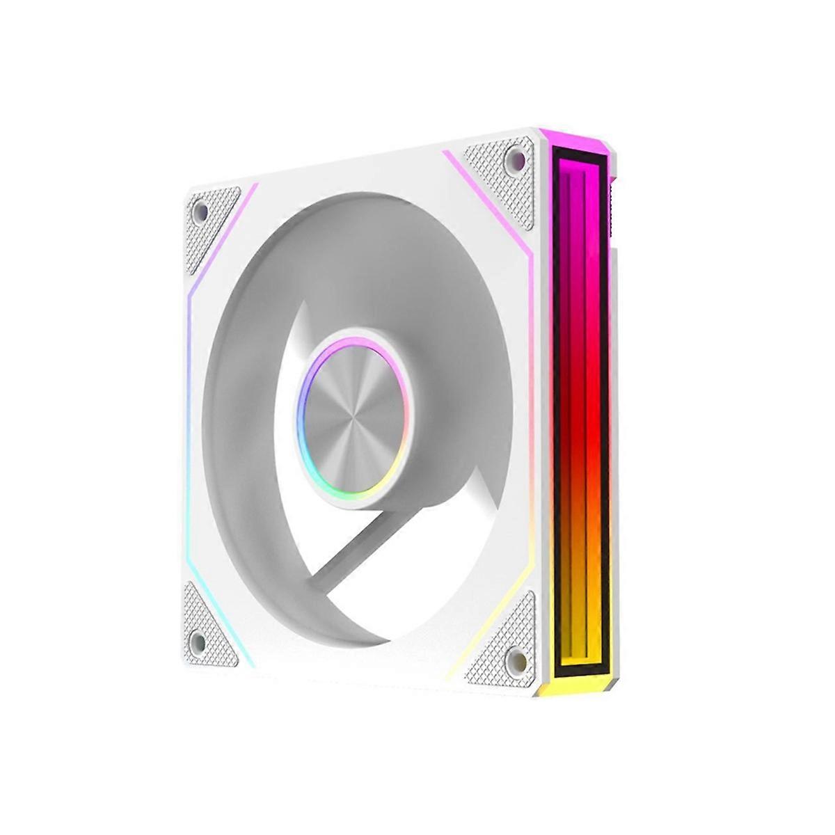 9 PRO Computer Chassis Fan 4Pin PWM Quiet Cooling Fan Reversed White