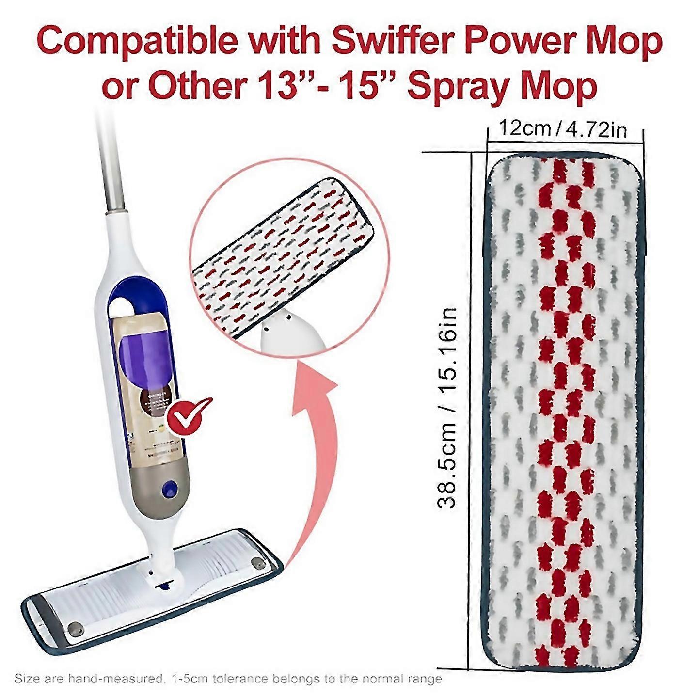 For 6pcs Reusable Mop Pads For Powermop Mop Pads