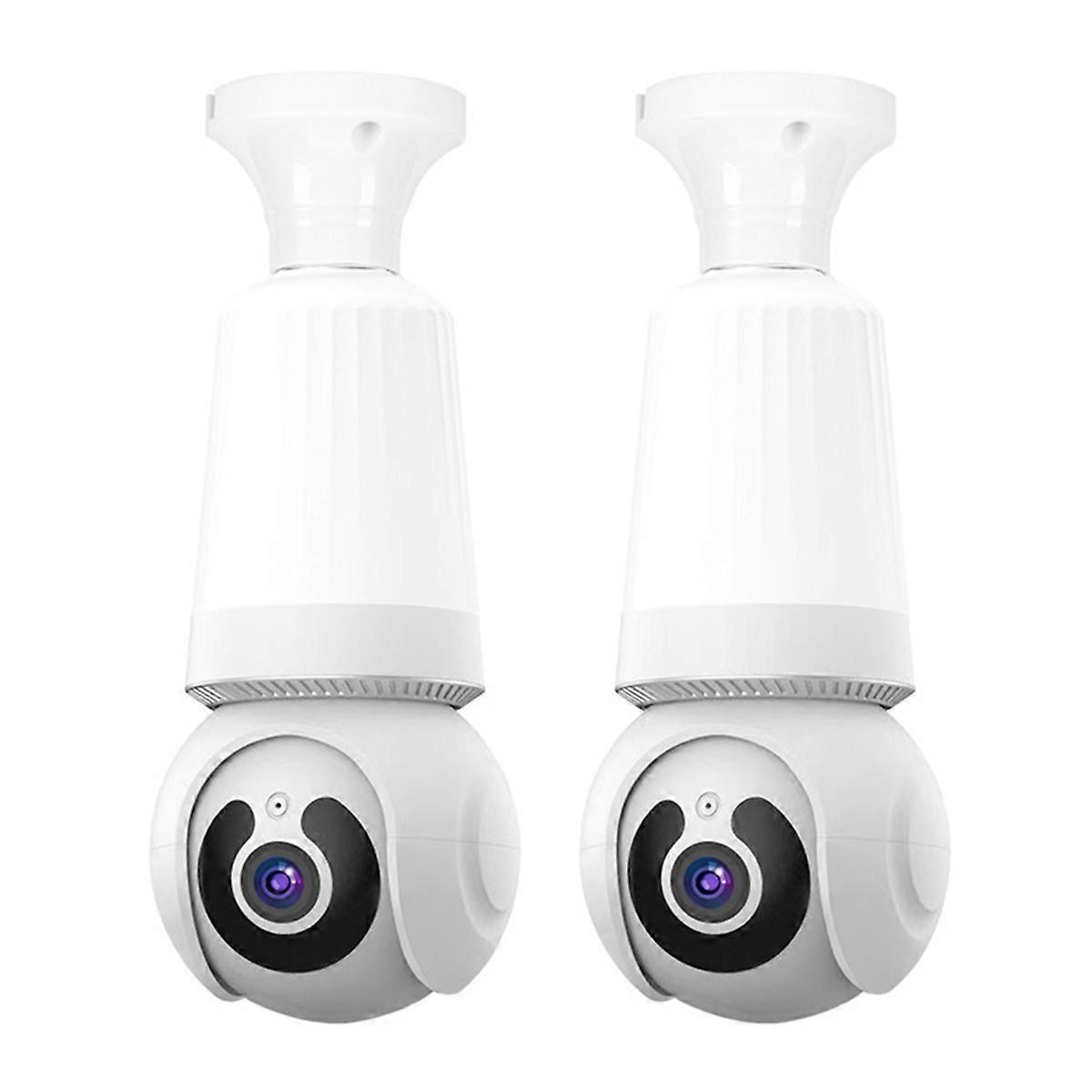 Bulb Camera 2MP Wifi 360° Color Night Two-way Talk Security A