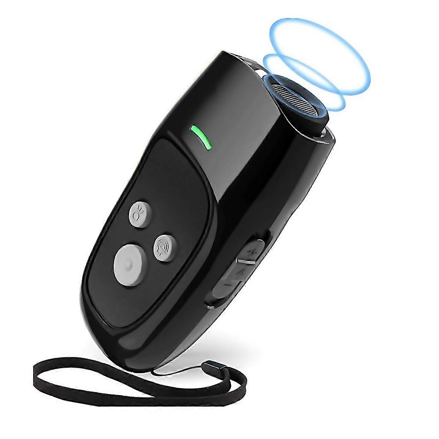 For Antibark Dog Training Clicker Longrange Rechargeable Black